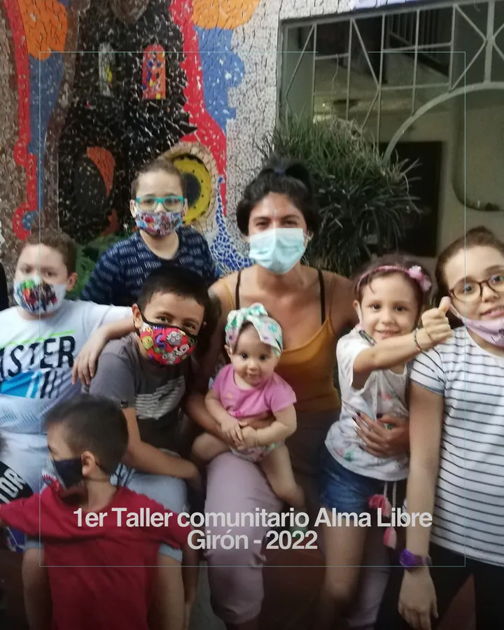 Primer taller comunitario Alma Libre, Girón, 2022