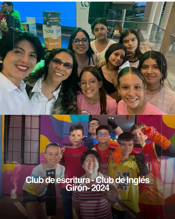 Club de escritura y Club de inglés, Girón, 2024
